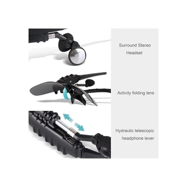 TechKen Gafas de sol con auriculares Bluetooth_4