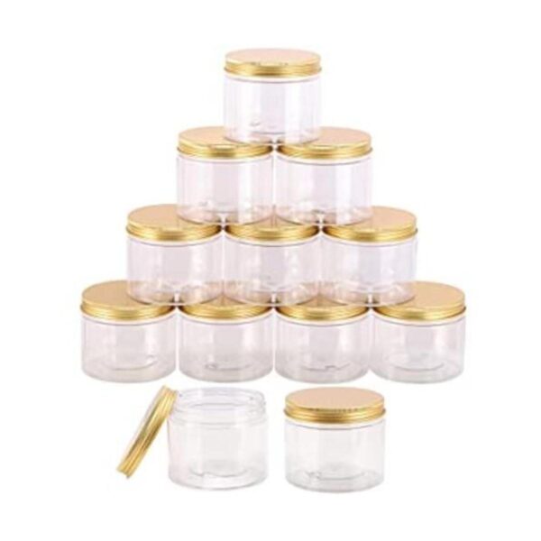 Tecbeauty Paquete de 12 tarros de limo de plástico_1