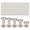 TecUnite 100 tornillos de metal para remaches de clavos