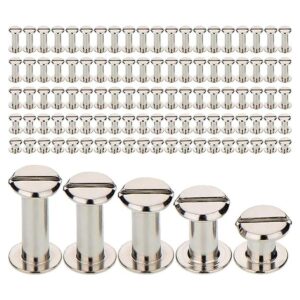 TecUnite 100 tornillos de metal para remaches de clavos