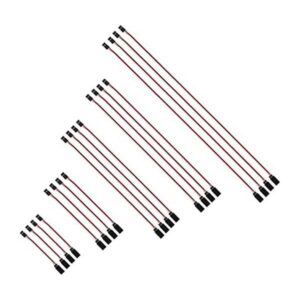Tecunite 20 cables de extensión servo de 3 pines hembra a_1