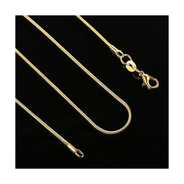 TecUnite Paquete de 24 collares de cadena de serpiente