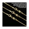 TecUnite Paquete de 24 collares de cadena de serpiente