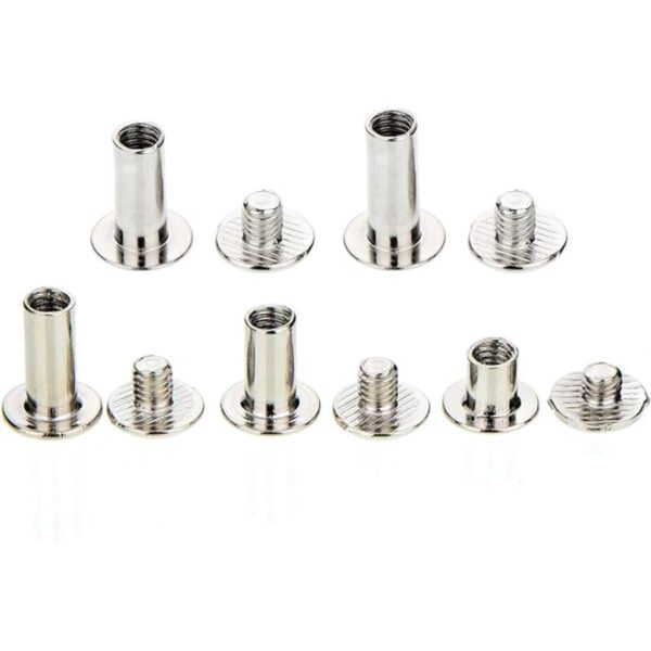 TecUnite 100 tornillos de metal para remaches de clavos