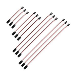 TecUnite 20 piezas 3 Pin Cable de extensión hembra a macho