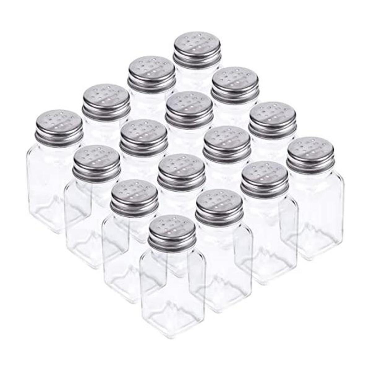 Tebery Juego de 16 cocteleras transparentes de sal y