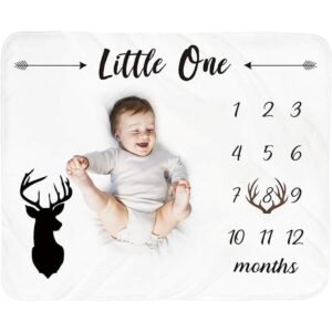 Manta mensual para bebé niño Manta para mes recién
