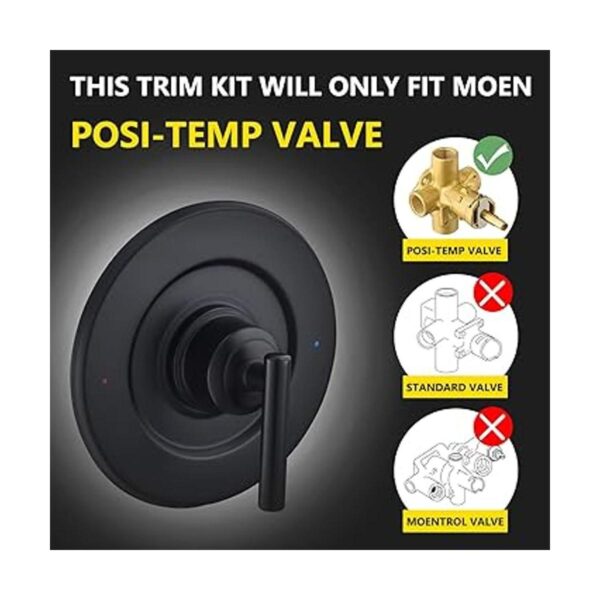 Repuesto para Moen T2901BL Gibson PosiTemp Kit de molduras