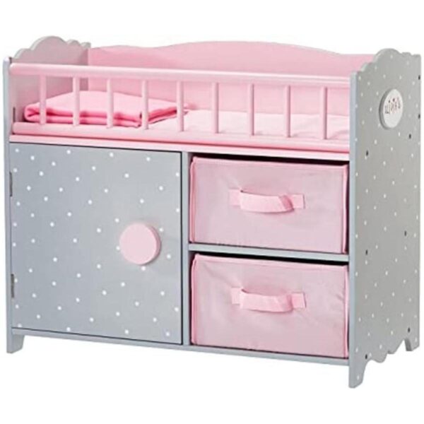 Olivias Little World Cuna de muñeca con manta riel_1