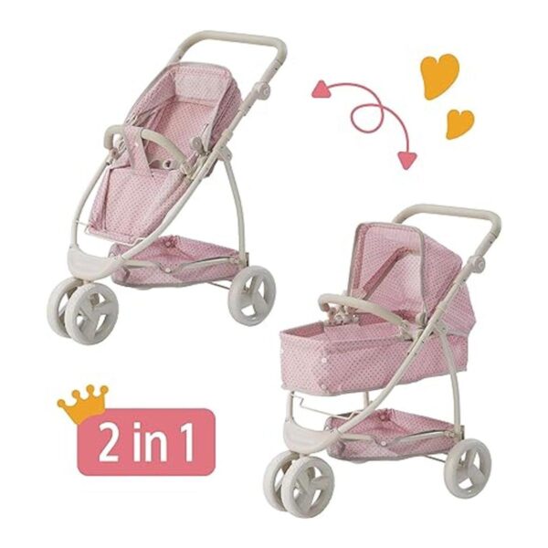 Olivias Little World Baby Doll Stroller Polka Dots_6