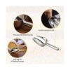 TeamFar Mini cuchara recipiente de acero inoxidable de 3