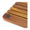TeakCraft Alfombra de ducha de teca sauna antideslizante