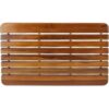 TeakCraft Alfombra de ducha de teca sauna antideslizante