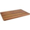 TeakCraft Alfombra de ducha de teca sauna antideslizante