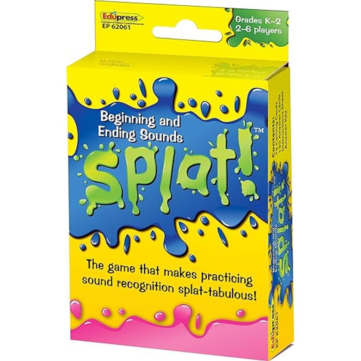 Beginning and Ending Sounds Splat Grados de juego K3