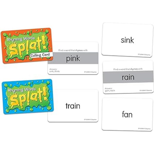 Teacher Created Resources Rhyming Words Splat Juego_2