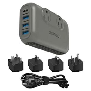 SOKOO Convertidor de voltaje de 230 vatios de 100 a 220 V_1