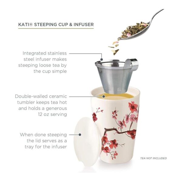 Tea Forte KATI Taza de cerámica con infusor de té y tapa_2