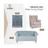 Tchosuz Patas de muebles de madera de 4 pulgadas 3.9_5