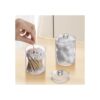 Juego completo de 4 accesorios de baño transparentes de