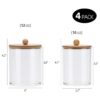 Tbestmax Qtip Juego de 4 bolas de algodón hisopo de