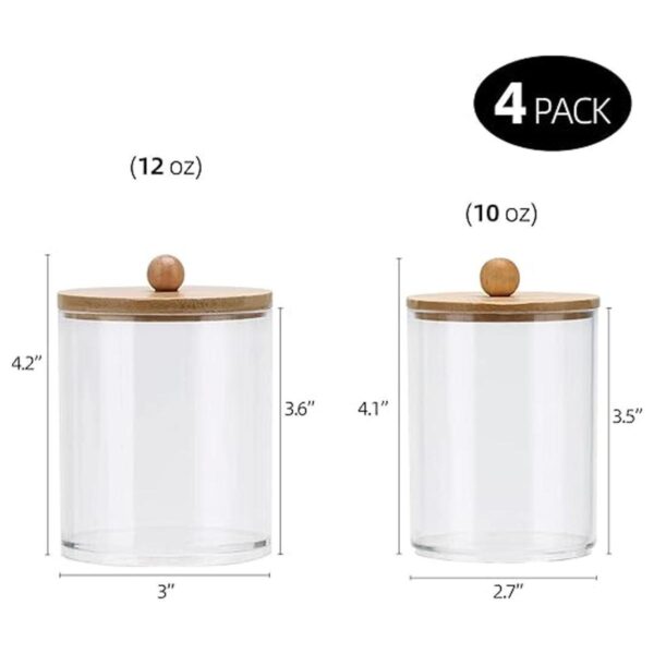 Tbestmax Qtip Juego de 4 bolas de algodón hisopo de