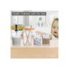 Juego completo de 4 accesorios de baño transparentes de