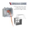TayMac MM7440C Caja de 4.75 pulgadas de profundidad