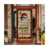 Bandera para puerta de Beware of Pirates decoración de
