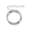 Tatuo Alambre de aluminio plateado de 32.8 ft 0.118 in_2