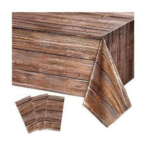 Tatuo Manteles de grano de madera natural manteles de_1