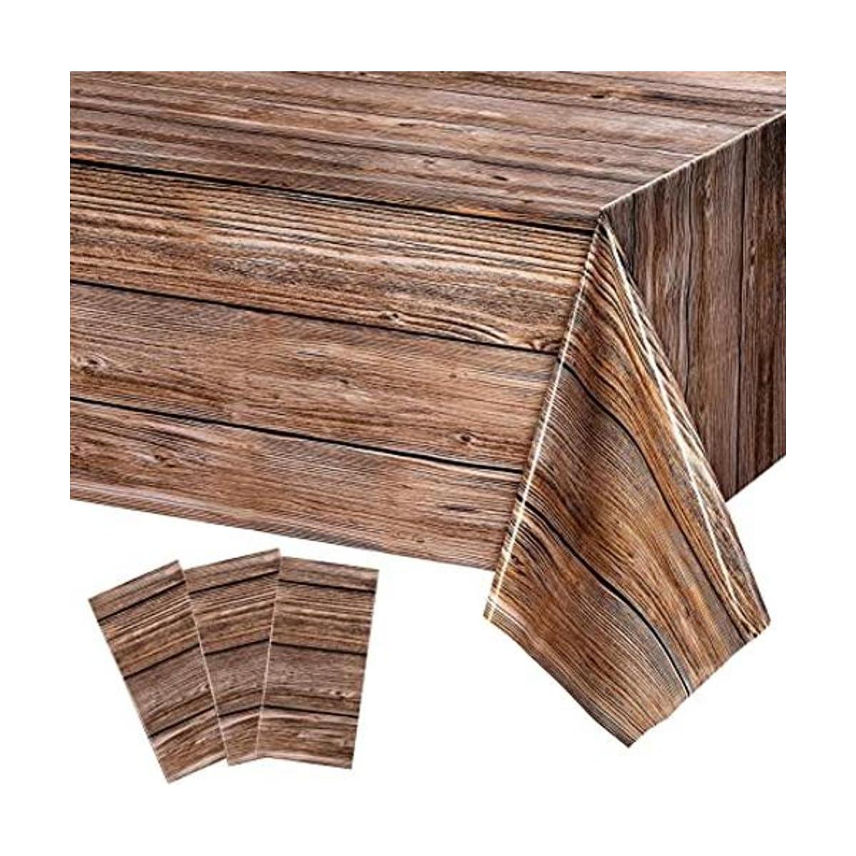 Tatuo Manteles de grano de madera natural manteles de