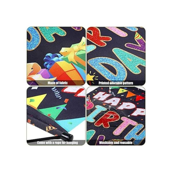 Tatuo Cartel colorido de feliz cumpleaños para colgar en_3