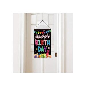 Tatuo Cartel colorido de feliz cumpleaños para colgar en_1