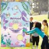 Juegos de lanzamiento de sirena con 3 bolsas de frijoles_6