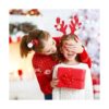 40 piezas de tela de Navidad para acolchar cuadrados_5