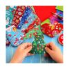 Paquete de 20 piezas de tela de Navidad con cuartos