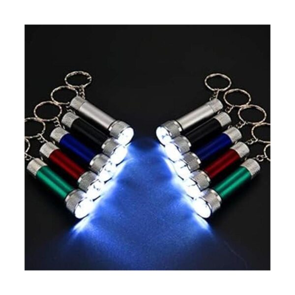 Tatuo Llavero de 20 mini linternas con 5 bombillas LED_5