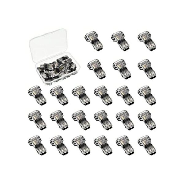 Tatuo 15 piezas de conectores de cable de 2 pines de 2