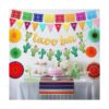 Juego de 39 piezas de decoración de barra de tacos para