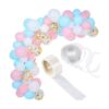 Tatuo 112 piezas bebé azul rosa globo arco kit género