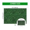 Telón de fondo de hojas verdes jumbo de 54 x 108 pulgadas