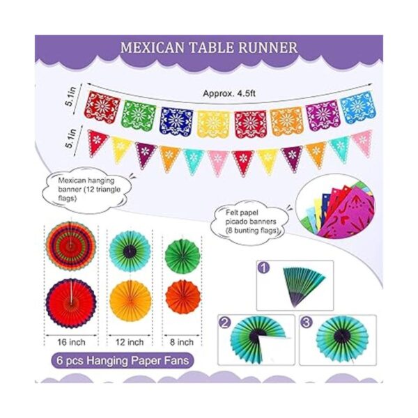 Juego de 39 piezas de decoración de barra de tacos para