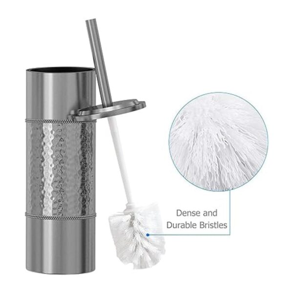 Nusteel TBHHS17 Escobilla de baño con mango cerdas