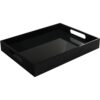 Tasybox Bandeja negra para servir bandejas decorativas de_1