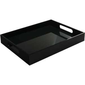 Tasybox Bandeja negra para servir bandejas decorativas de_1