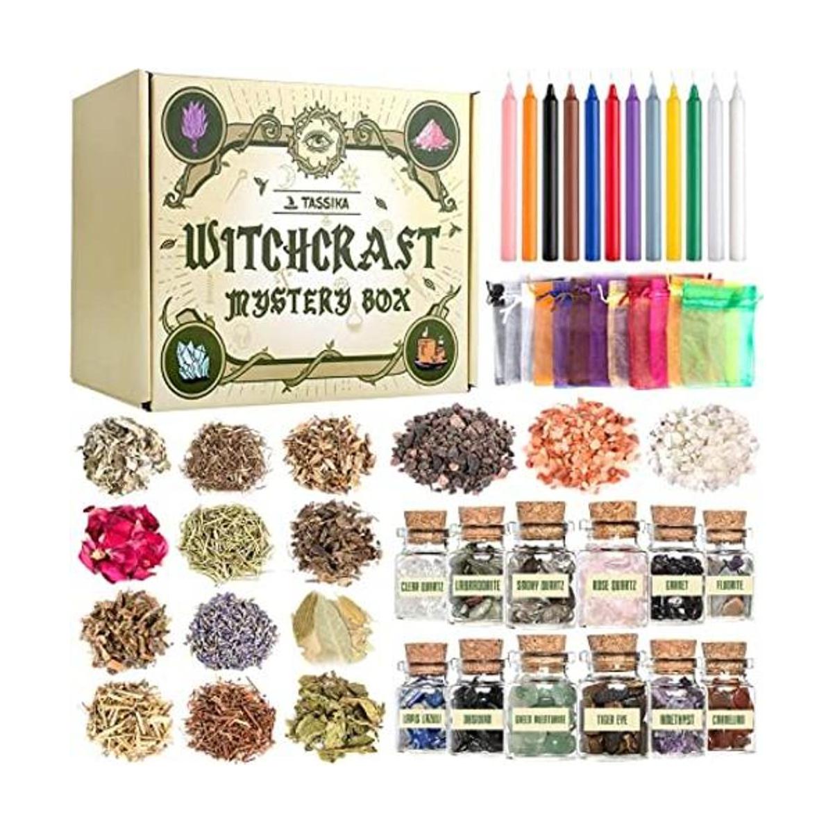 Kit de iniciación de brujería suministros de brujería