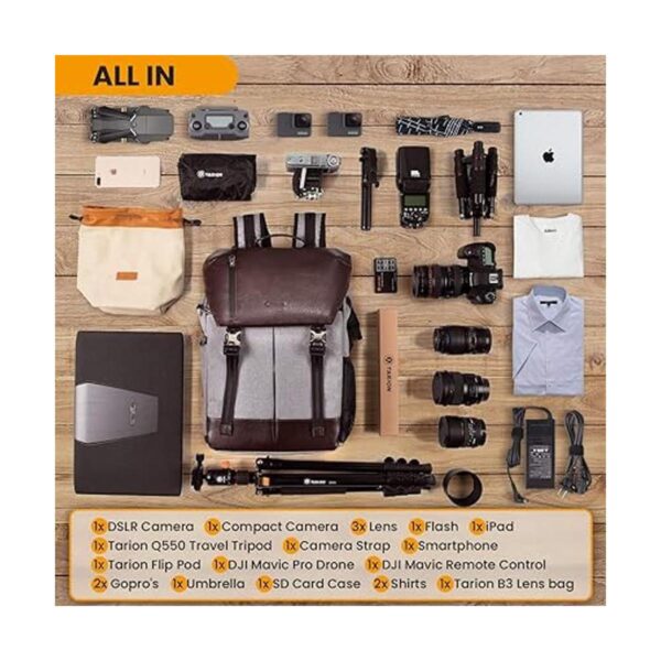 TARION Mochila de cámara impermeable para cámara bolsa_3