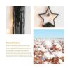 Decoración de atrapasueños con estrella de luna 2 piezas