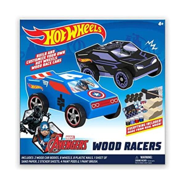 Hot Wheels Tara Toy 2 unidades de madera Racer Pantera_1